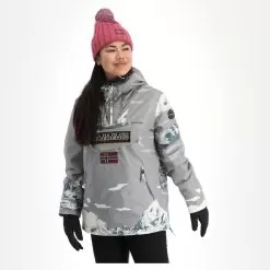 Napapijri, Rainforest W P Prt 2 (2022/2023) Winter Anorak Women Mountain Grey -Ski Online Store napapijri rainforest w p prt 2 2022 2023 af anorak dames mountain 22napap109v1 BI 04