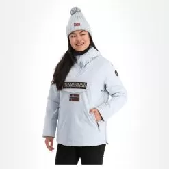 Napapijri, Rainforest W Pocket 4 (2022/2023) Winter Anorak Women Glacier Grey -Ski Online Store napapijri rainforest w pocket 4 2022 2023 af anorak dames glacier 22napap108v1 BI 04