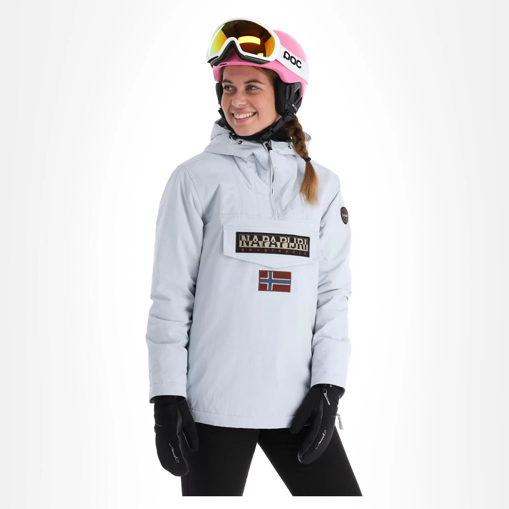 Napapijri, Rainforest W Winter 5 (2022/2023) Winter Anorak Women Glacier Grey 4 Napapijri, Rainforest W Winter 5 (2022/2023) Winter Anorak Women Glacier Grey - Image 2