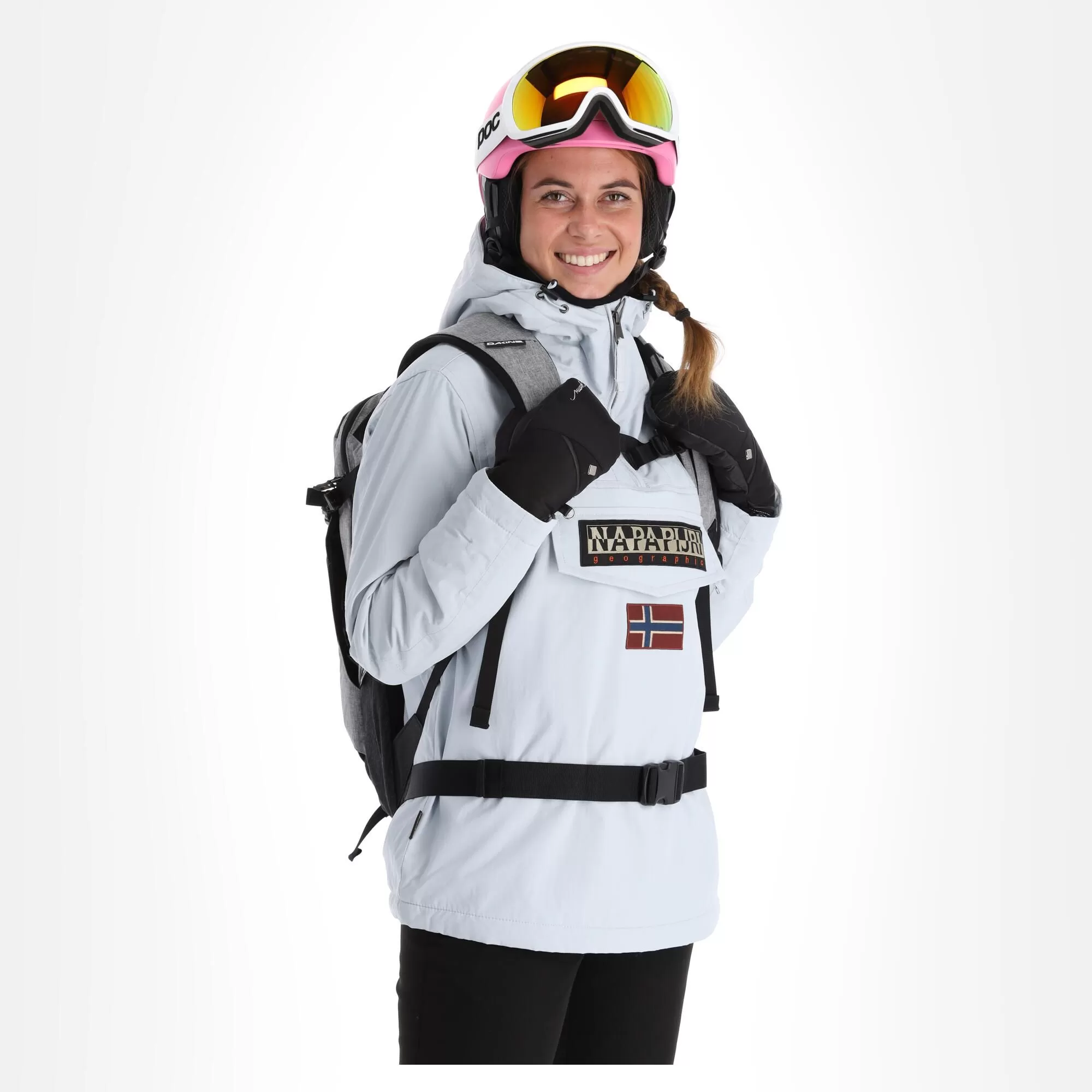 Napapijri, Rainforest W Winter 5 (2022/2023) Winter Anorak Women Glacier Grey 6 Napapijri, Rainforest W Winter 5 (2022/2023) Winter Anorak Women Glacier Grey - Image 4