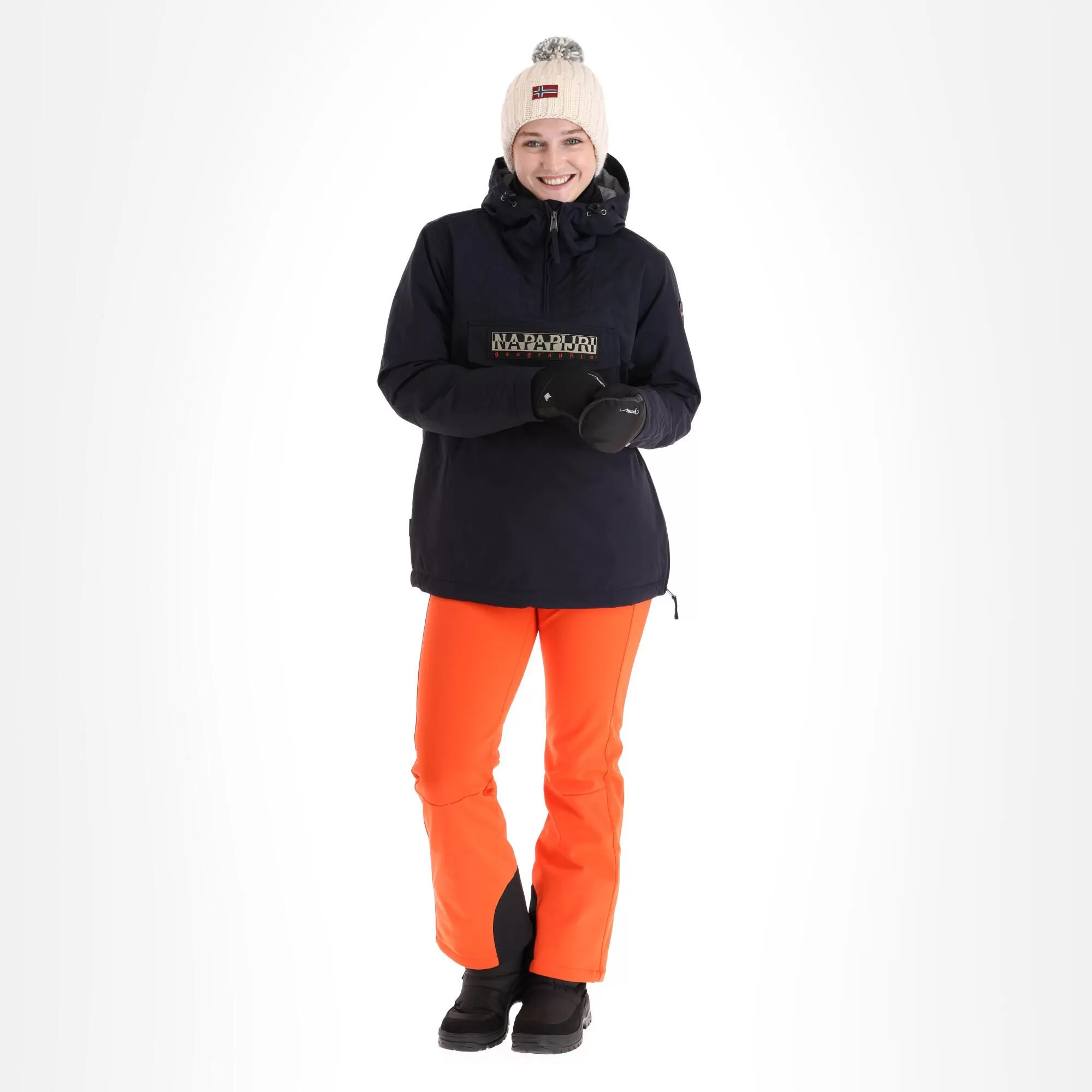 Napapijri, Rainforest W Winter 5 (2022/2023) Winter Anorak Women Marine Blue 3 Napapijri, Rainforest W Winter 5 (2022/2023) Winter Anorak Women Marine Blue