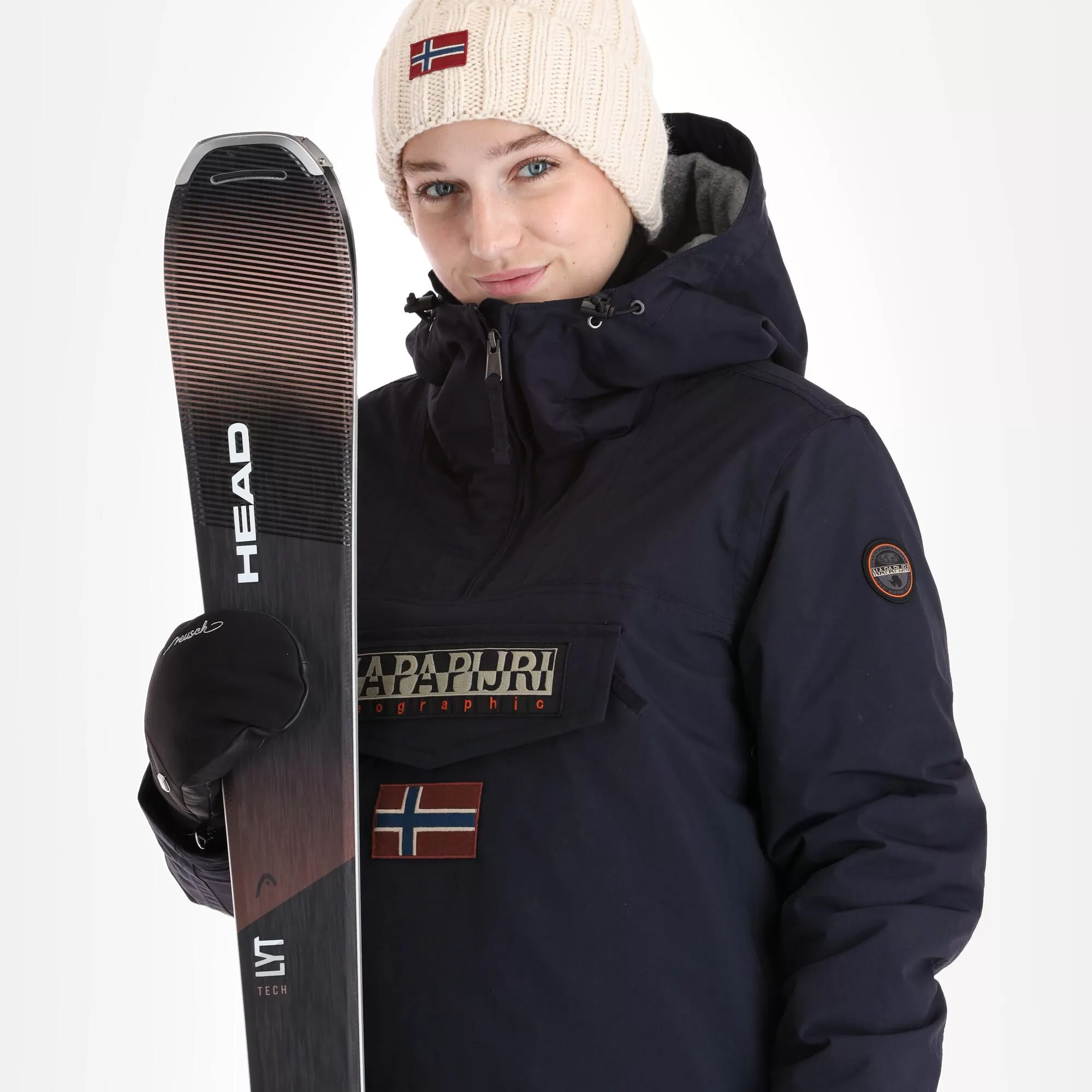 Napapijri, Rainforest W Winter 5 (2022/2023) Winter Anorak Women Marine Blue 7 Napapijri, Rainforest W Winter 5 (2022/2023) Winter Anorak Women Marine Blue - Image 5