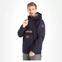 Napapijri, Rainforest Winter 2 Winter Anorak Men Marine Blue -Ski Online Store napapijri rainforest winter 2 anorak heren marine blauw AF10nap015c BI 02
