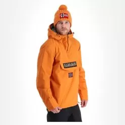 Napapijri, Rainforest Winter 3 (2022/2023) Winter Anorak Men Butternut Orange -Ski Online Store napapijri rainforest winter 3 af anorak heren butternut oranje 22napap111v2 BI 04