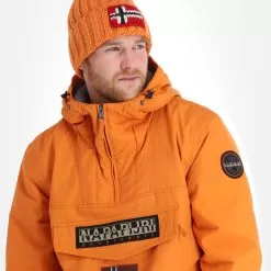 Napapijri, Rainforest Winter 3 (2022/2023) Winter Anorak Men Butternut Orange -Ski Online Store napapijri rainforest winter 3 af anorak heren butternut oranje 22napap111v2 BI 05