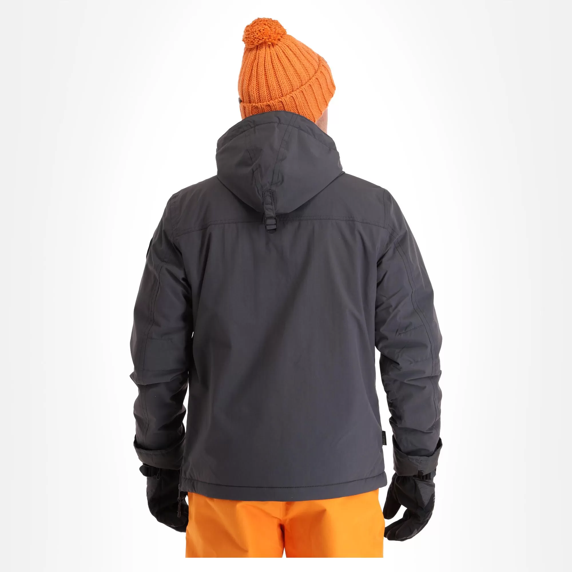 Napapijri, Rainforest Winter 3 (2022/2023) Winter Anorak Men Dark Solid Grey 5 Napapijri, Rainforest Winter 3 (2022/2023) Winter Anorak Men Dark Solid Grey - Image 3