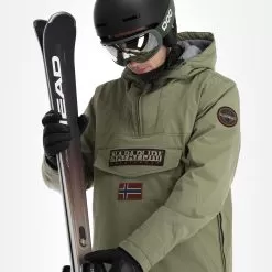 Napapijri, Rainforest Winter 3 (2022/2023) Winter Anorak Men Lichen Green -Ski Online Store napapijri rainforest winter 3 af anorak heren lichen groen 22napap111v6 BI 05