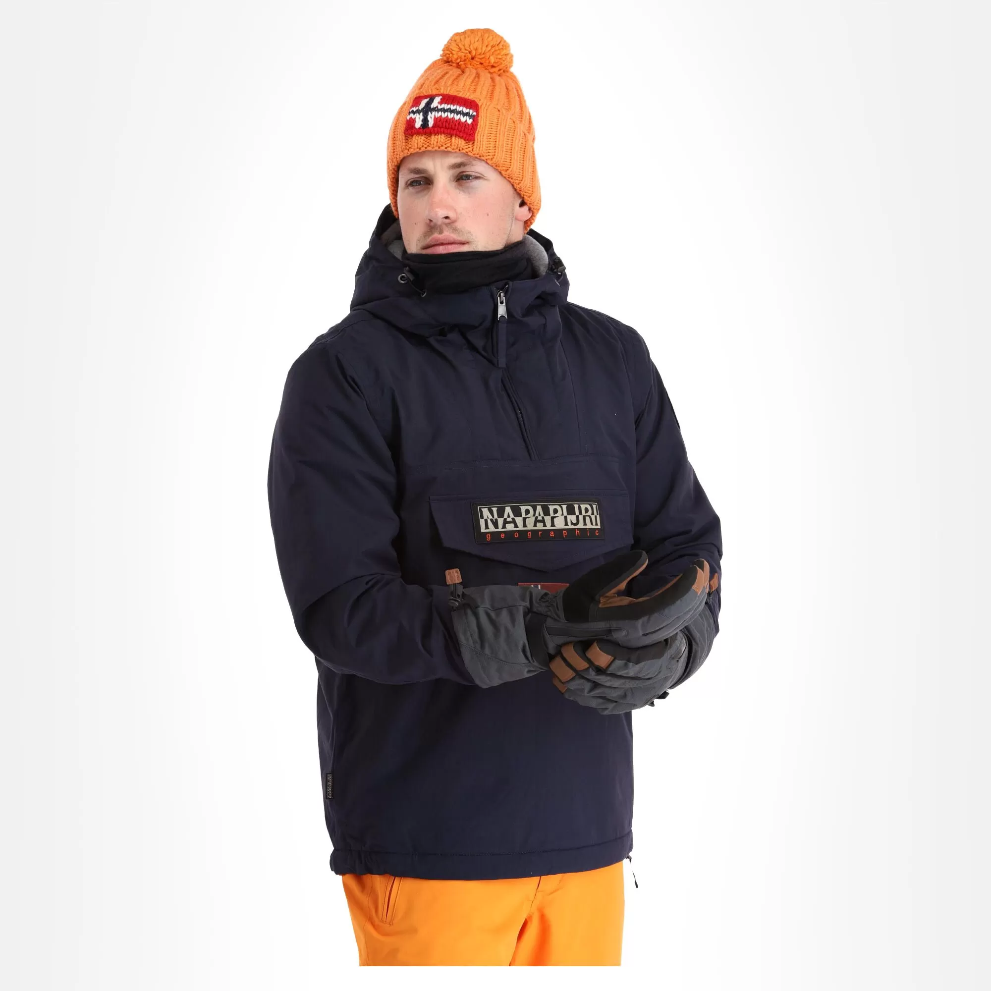 Napapijri, Rainforest Winter 3 (2022/2023) Winter Anorak Men Marine Blue 6 Napapijri, Rainforest Winter 3 (2022/2023) Winter Anorak Men Marine Blue - Image 4