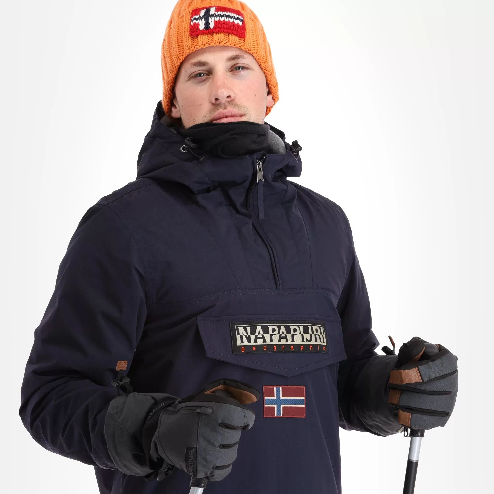 Napapijri, Rainforest Winter 3 (2022/2023) Winter Anorak Men Marine Blue 7 Napapijri, Rainforest Winter 3 (2022/2023) Winter Anorak Men Marine Blue - Image 5