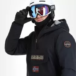 Napapijri, Rainforest Winter 3 (2022/2023) Winter Anorak Men Black -Ski Online Store napapijri rainforest winter 3 af anorak heren zwart 22napap111v5 BI 05