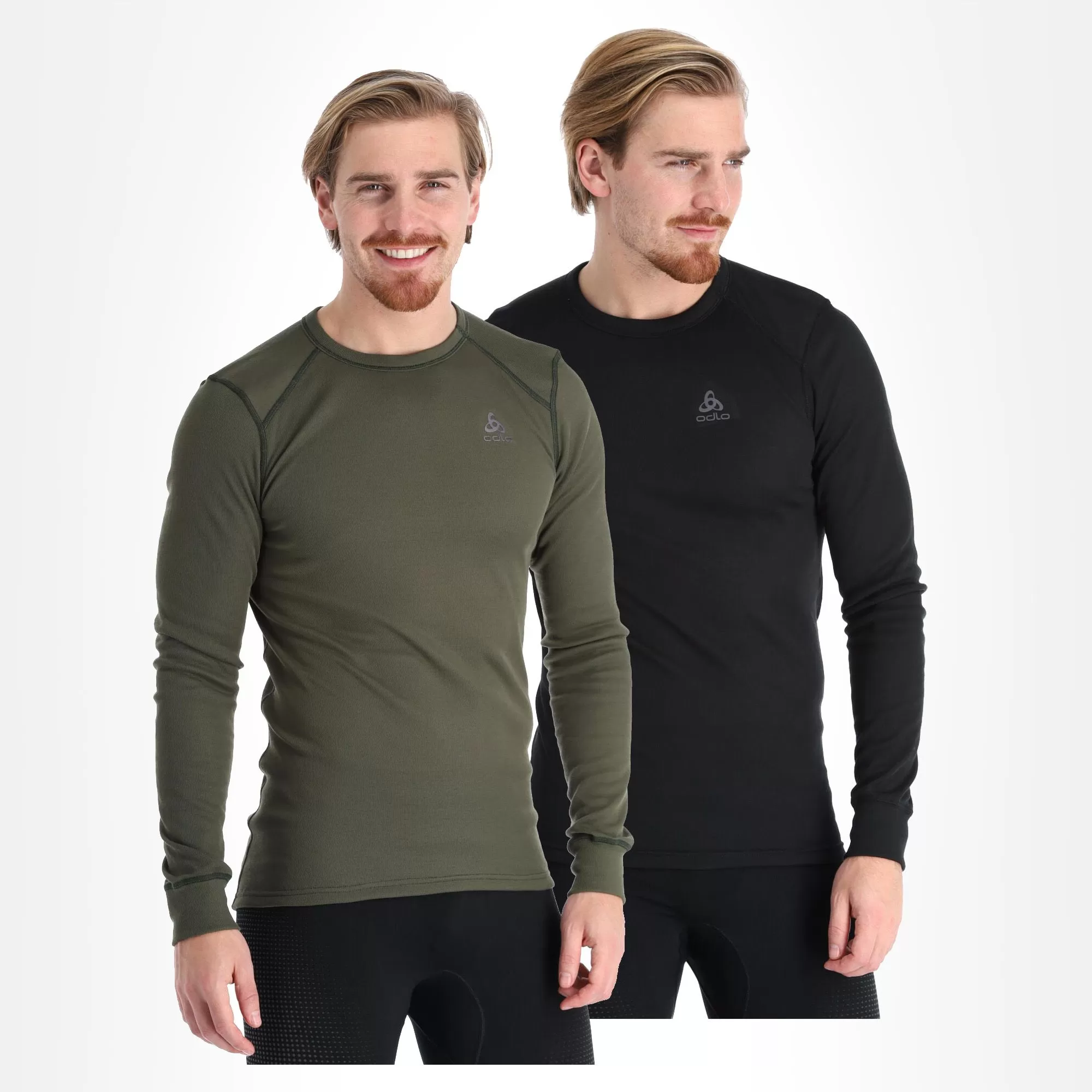 Odlo, Active Warm 2 Pack Thermal Shirt Men Climbing Ivy Black, Green 3 Odlo, Active Warm 2 Pack Thermal Shirt Men Climbing Ivy Black, Green