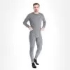Odlo, Active Warm Eco Thermal Pants Men Steel Grey -Ski Online Store odlo active warm eco fb thermobroek heren steel melange grijs FB11odl103a BI 01
