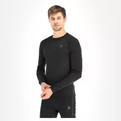 Odlo, Active Warm Eco Thermal Shirt Men Black -Ski Online Store odlo active warm eco thermoshirt heren zwart FA10odl013a BI 02