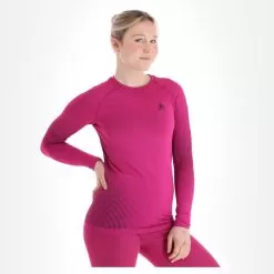 Odlo, Performance Warm Eco Thermal Shirt Women Festival Fuchsia Black, Pink 10 Odlo, Performance Warm Eco Thermal Shirt Women Festival Fuchsia Black, Pink -Ski Online Store odlo performance warm eco fa thermoshirt dames festival fuchsia 22odlox124v2 BI 04