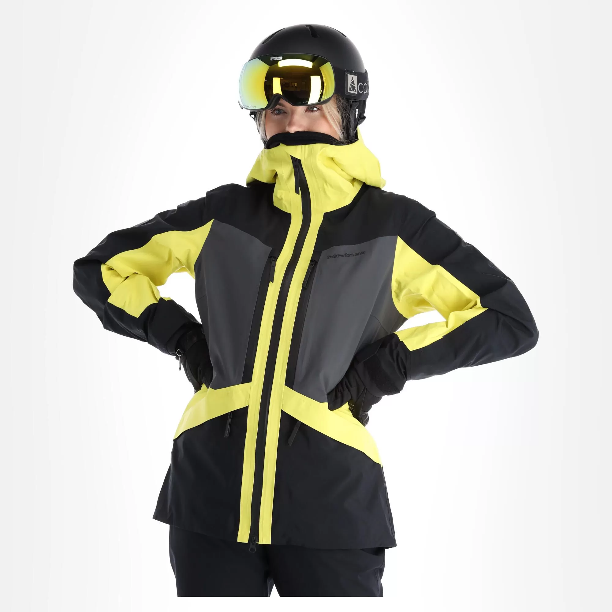 Peak Performance, Gravity Jacket Ski Jacket Women Citrine Yellow 4 Peak Performance, Gravity Jacket Ski Jacket Women Citrine Yellow - Image 2