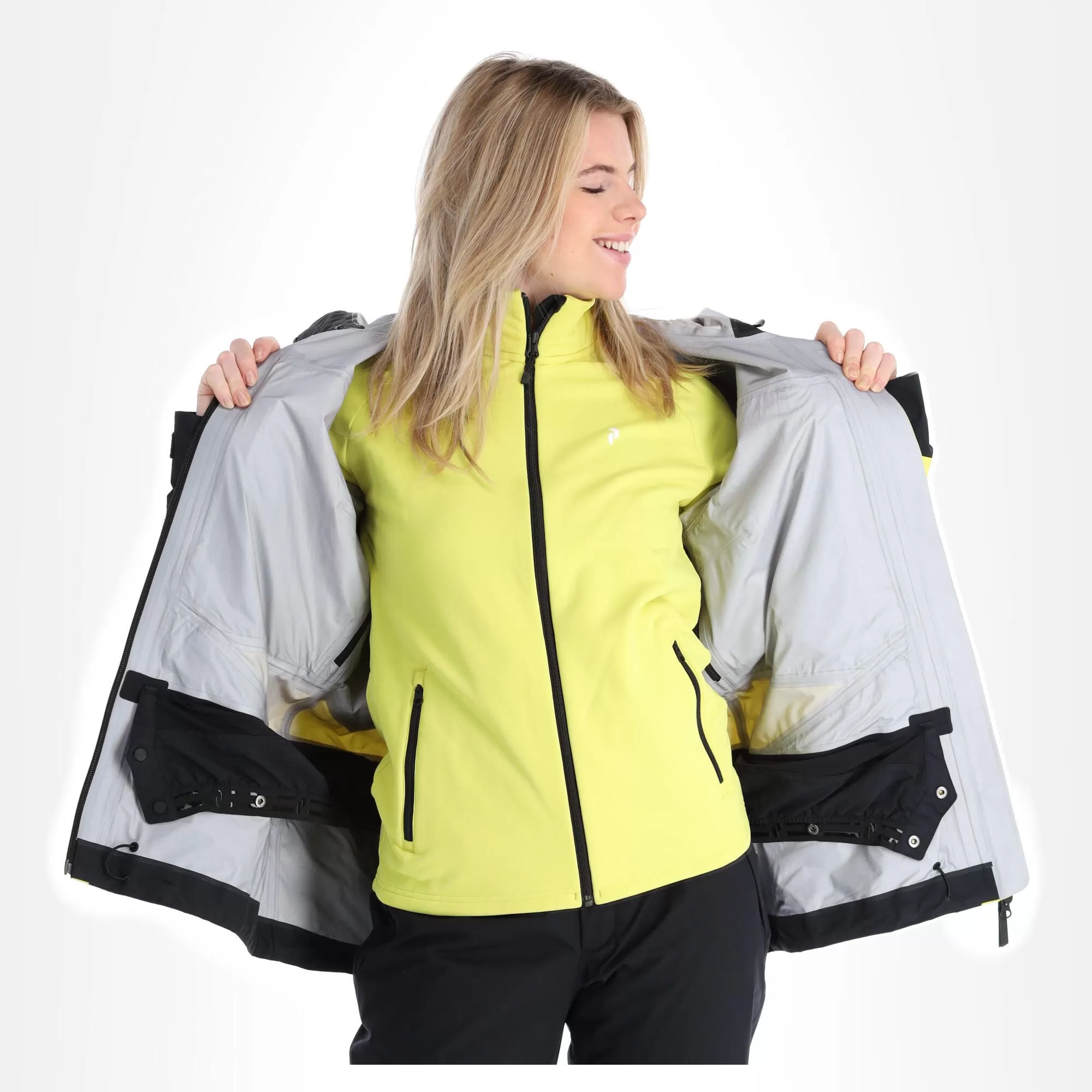 Peak Performance, Gravity Jacket Ski Jacket Women Citrine Yellow 7 Peak Performance, Gravity Jacket Ski Jacket Women Citrine Yellow - Image 5