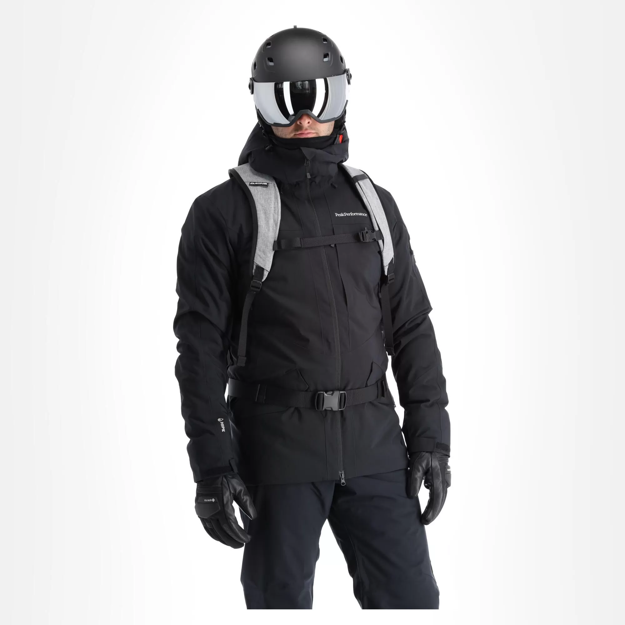 Peak Performance, Maroon Long Jacket Ski Jacket Men Black 4 Peak Performance, Maroon Long Jacket Ski Jacket Men Black - Image 2