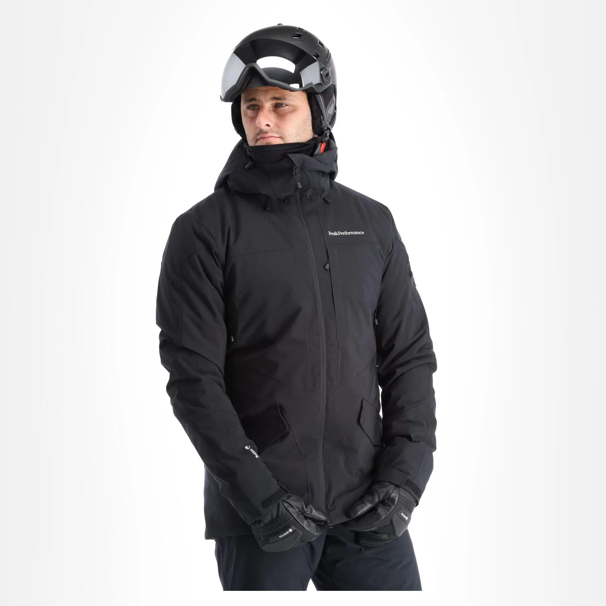 Peak Performance, Maroon Long Jacket Ski Jacket Men Black 6 Peak Performance, Maroon Long Jacket Ski Jacket Men Black - Image 4