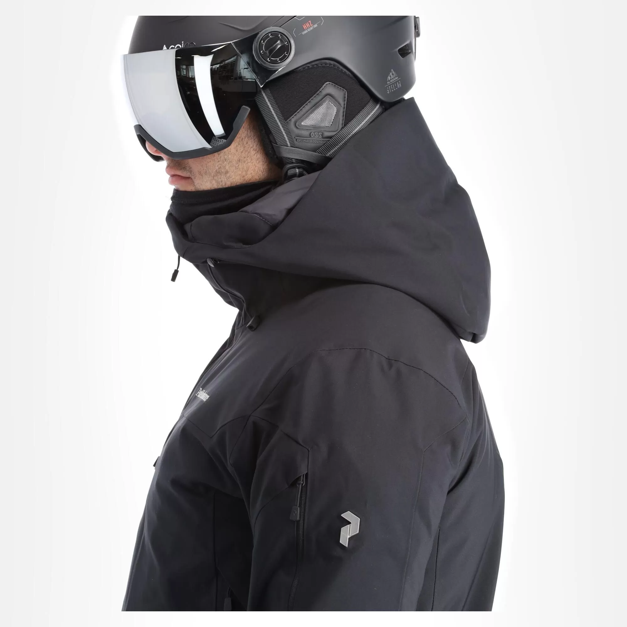 Peak Performance, Maroon Long Jacket Ski Jacket Men Black 7 Peak Performance, Maroon Long Jacket Ski Jacket Men Black - Image 5