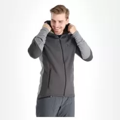 Peak Performance, Rider Zip Hood Jacket Men Motion Grey -Ski Online Store peak performance rider zip hood ea vest heren motion grijs EA11pea119b BI 04