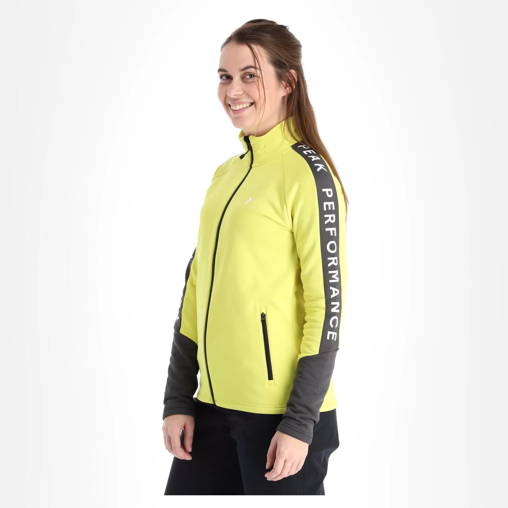 Peak Performance, Rider Zip Jacket Jacket Women Citrine Yellow 6 Peak Performance, Rider Zip Jacket Jacket Women Citrine Yellow - Image 4