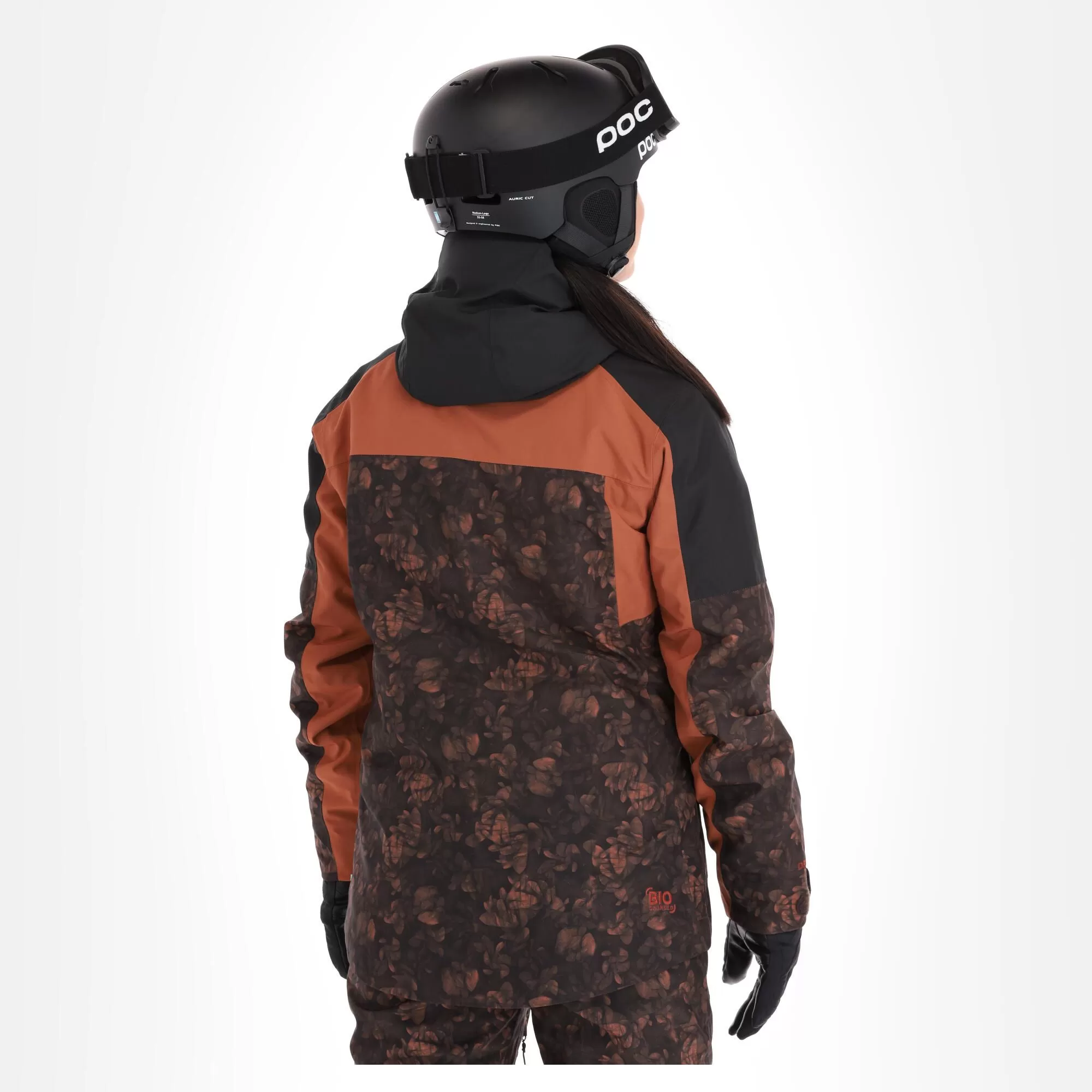 Picture, Exa Jkt Ski Jacket Women Iberis Print Brown 5 Picture, Exa Jkt Ski Jacket Women Iberis Print Brown - Image 3