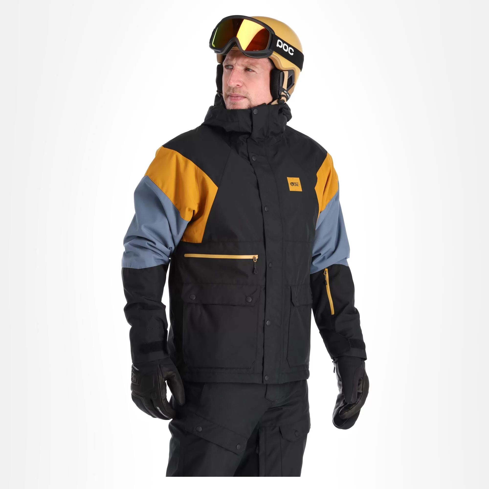 Picture, Ospen Jkt Ski Jacket Men Black 6 Picture, Ospen Jkt Ski Jacket Men Black - Image 4