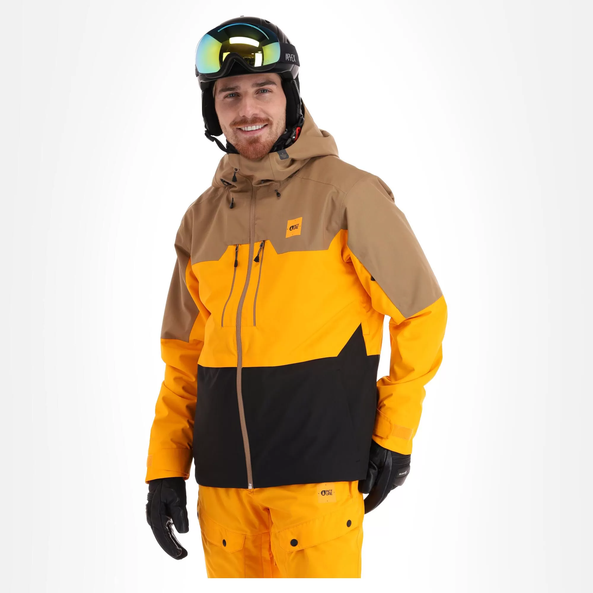 Picture, Picture Object Jkt Ski Jacket Men Yellow 6 Picture, Picture Object Jkt Ski Jacket Men Yellow - Image 4