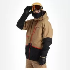 Picture, Stone Jkt Ski Jacket Men Dark Stone Beige -Ski Online Store picture stone jkt aa jas gevoerd heren dark stone beige 22pictu111v3 BI 02