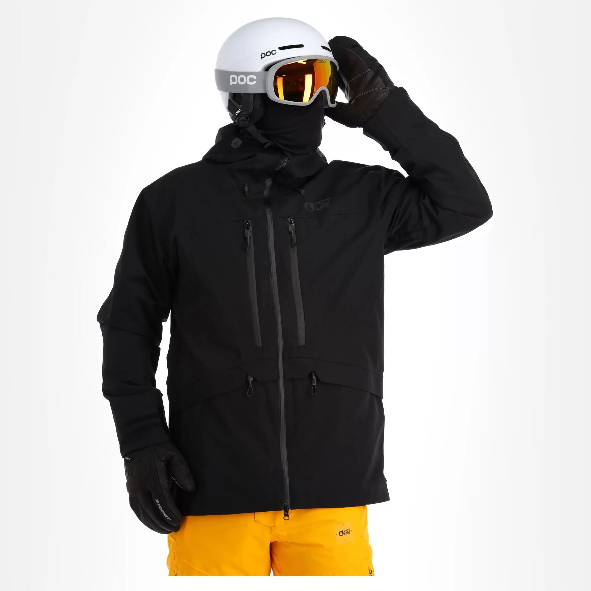 Picture, U88 Jkt Ski Jacket Men Black 4 Picture, U88 Jkt Ski Jacket Men Black - Image 2