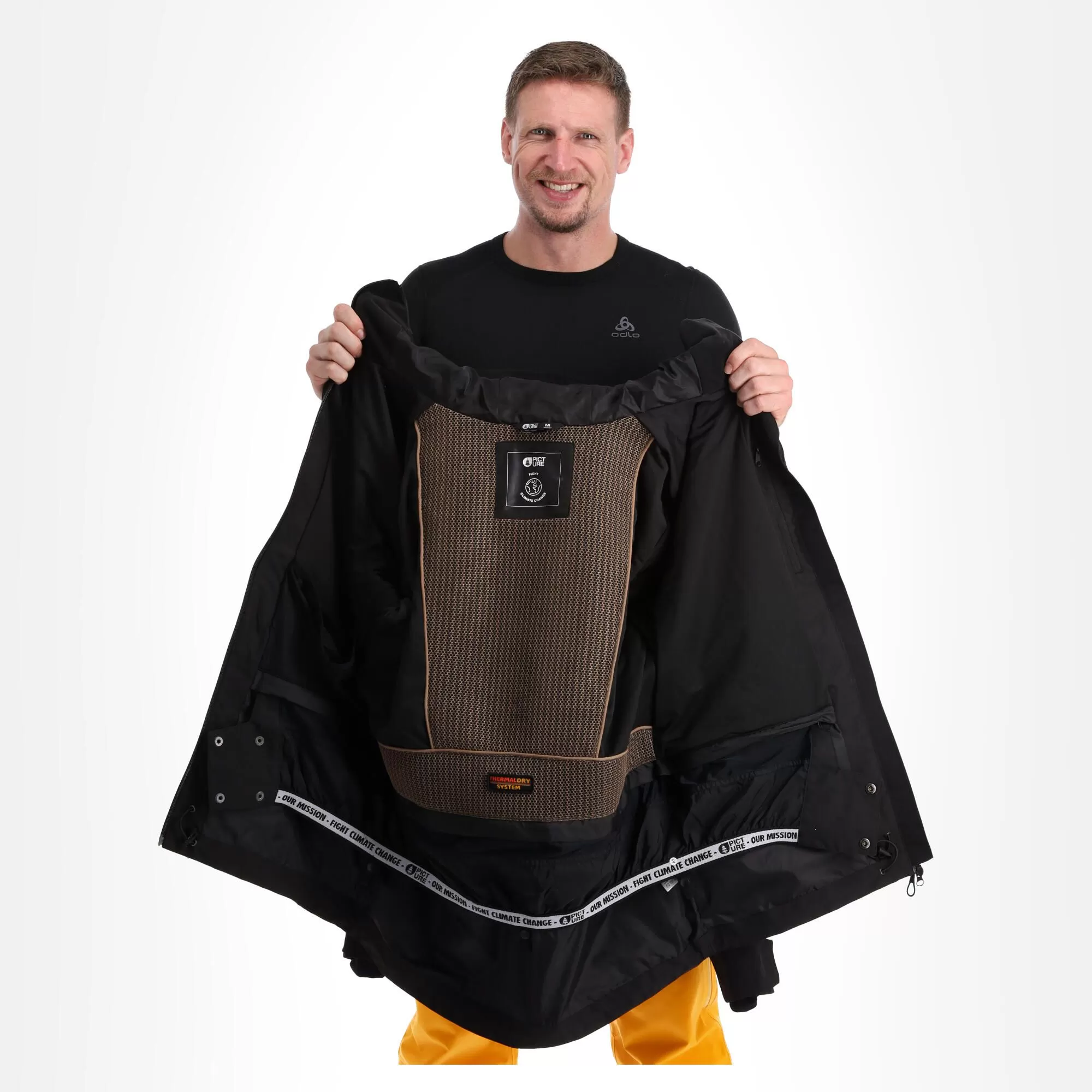 Picture, U88 Jkt Ski Jacket Men Black 7 Picture, U88 Jkt Ski Jacket Men Black - Image 5