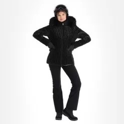 Poivre Blanc, Hybrid Ski Jacket Ski Jacket Women Glow Black