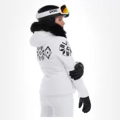 Poivre Blanc, Stretch Ski Jacket Ski Jacket Women Fancy White -Ski Online Store poivre blanc stretch ski jacket aa jas gevoerd dames fancy wit 22poivr102v2 BI 03