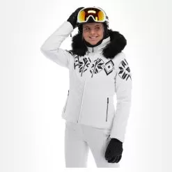 Poivre Blanc, Stretch Ski Jacket Ski Jacket Women Fancy White -Ski Online Store poivre blanc stretch ski jacket aa jas gevoerd dames fancy wit 22poivr102v2 BI 04