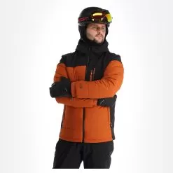 Protest, Prtmount Ski Jacket Men Umber Orange -Ski Online Store protest prtmount aa jas gevoerd heren umber oranje 22prote114v3 BI 04