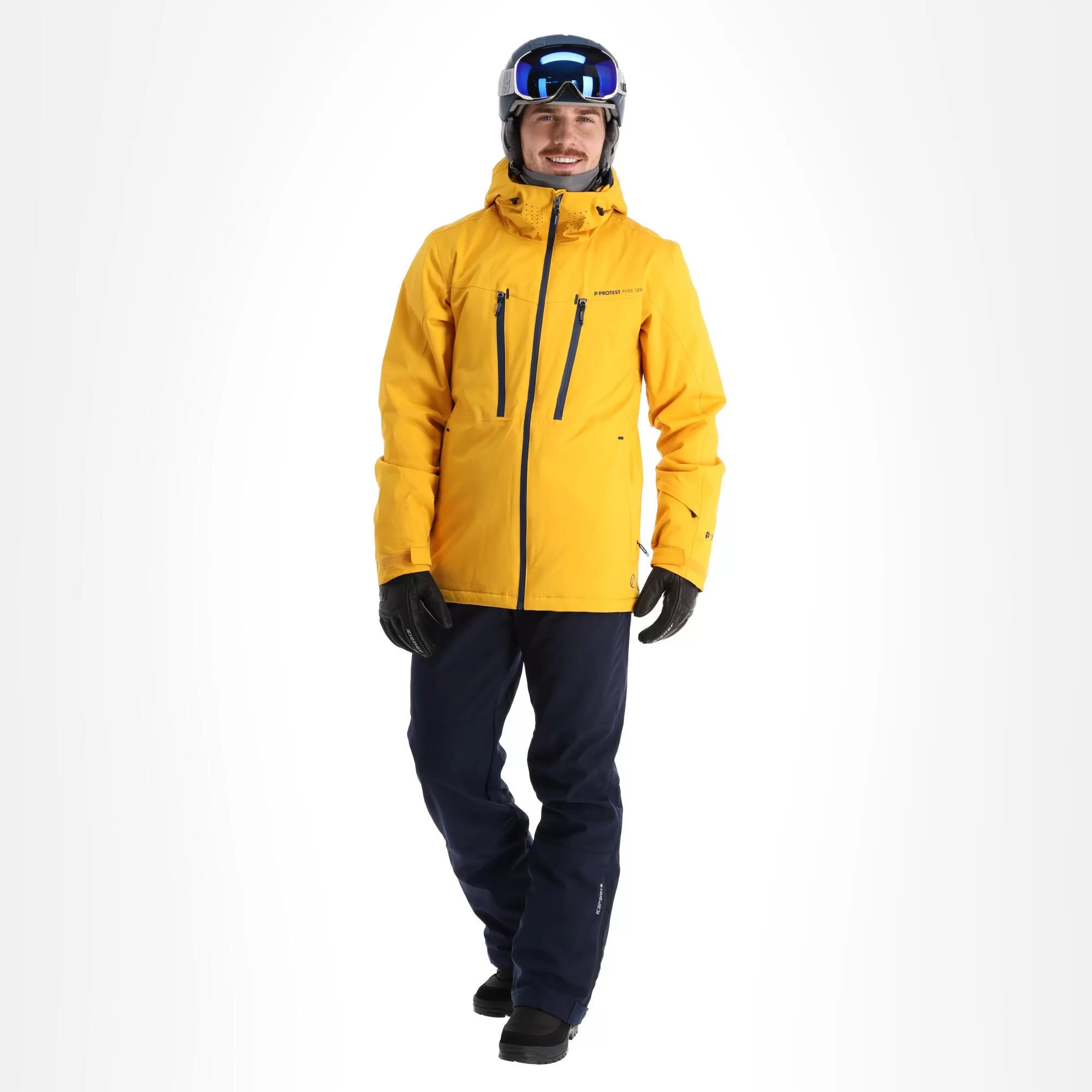 Protest, Prttimo Ski Jacket Men Dark Yellow 3 Protest, Prttimo Ski Jacket Men Dark Yellow