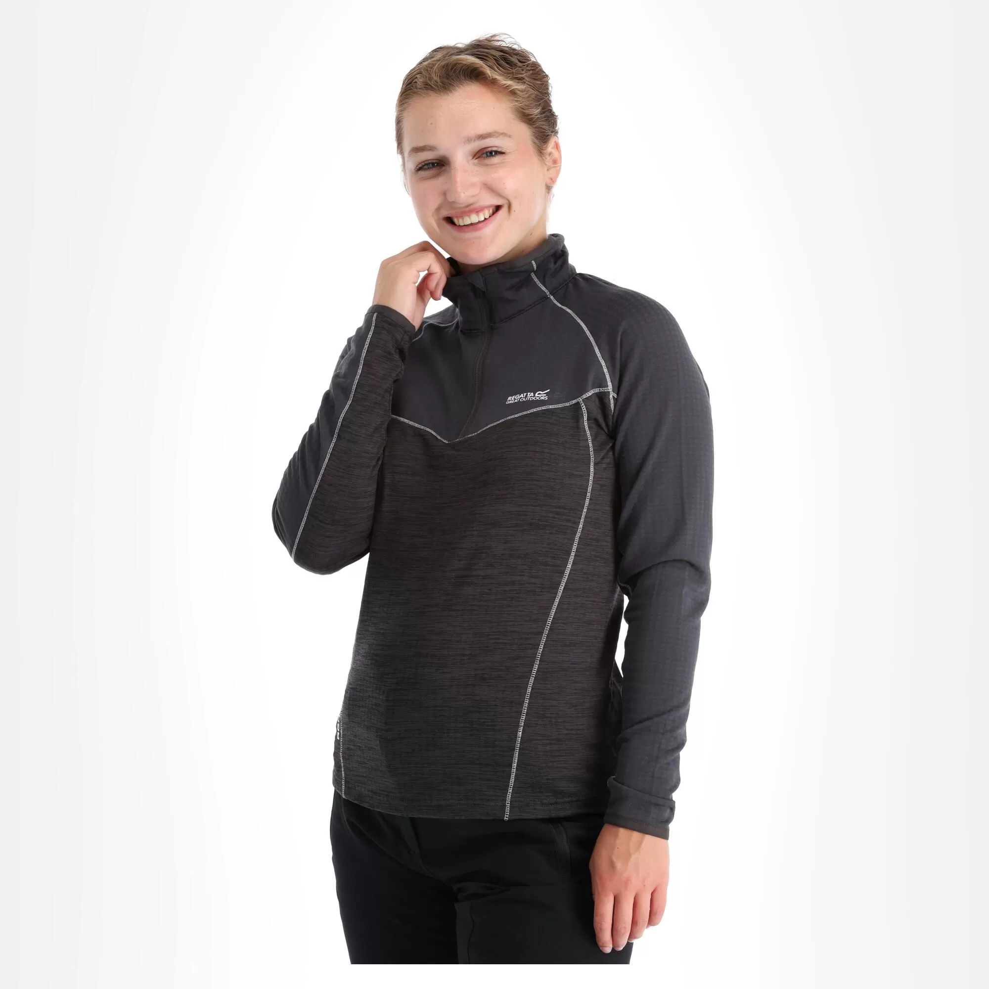 Regatta, Womens Hepley Pullover Women Seal Grey 4 Regatta, Womens Hepley Pullover Women Seal Grey - Image 2
