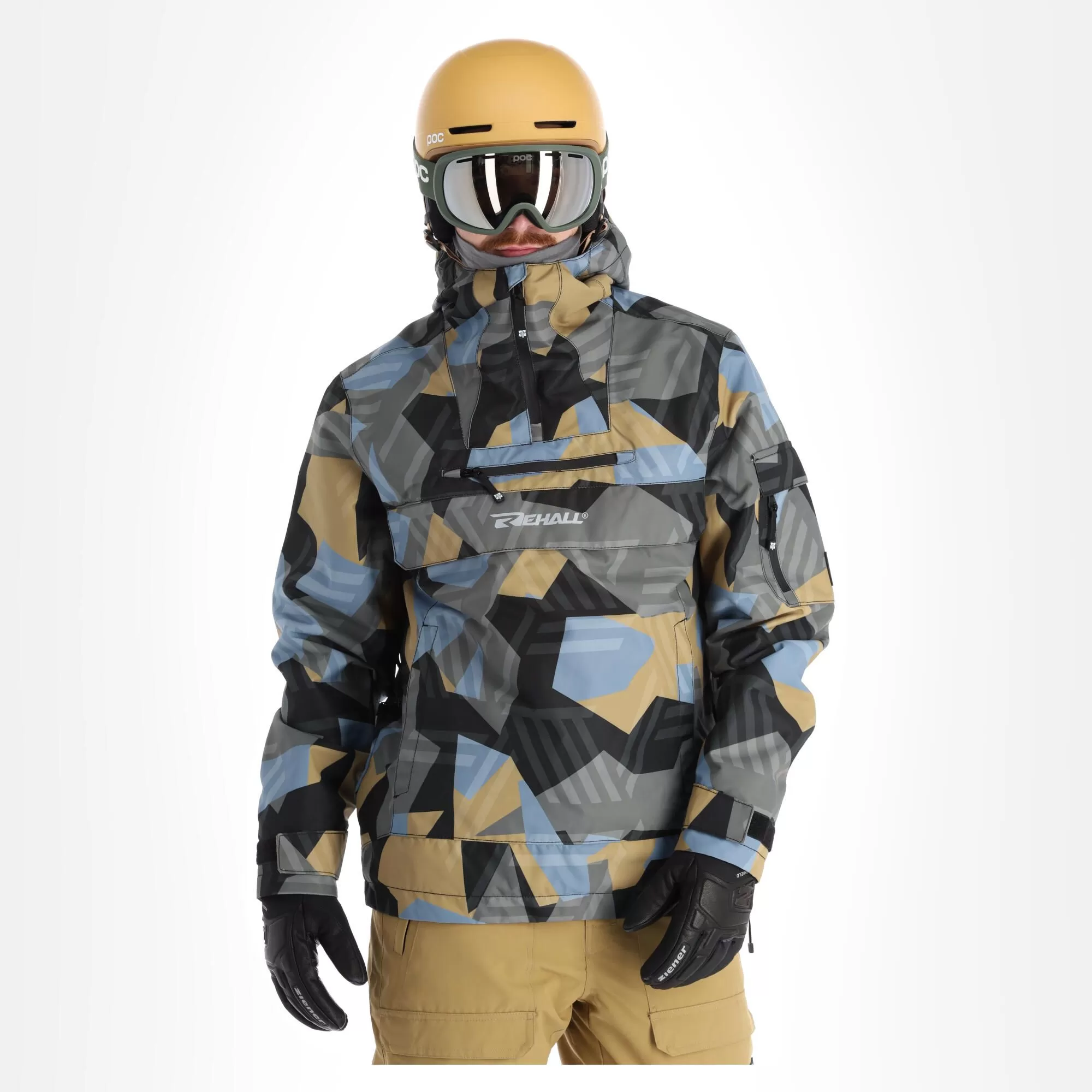 Rehall, Artois-R Winter Anorak Men Camo Mirage Blue 4 Rehall, Artois-R Winter Anorak Men Camo Mirage Blue - Image 2
