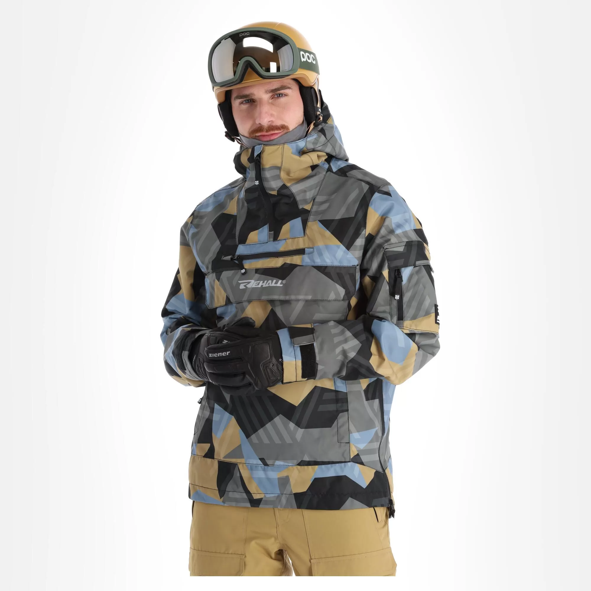 Rehall, Artois-R Winter Anorak Men Camo Mirage Blue 6 Rehall, Artois-R Winter Anorak Men Camo Mirage Blue - Image 4
