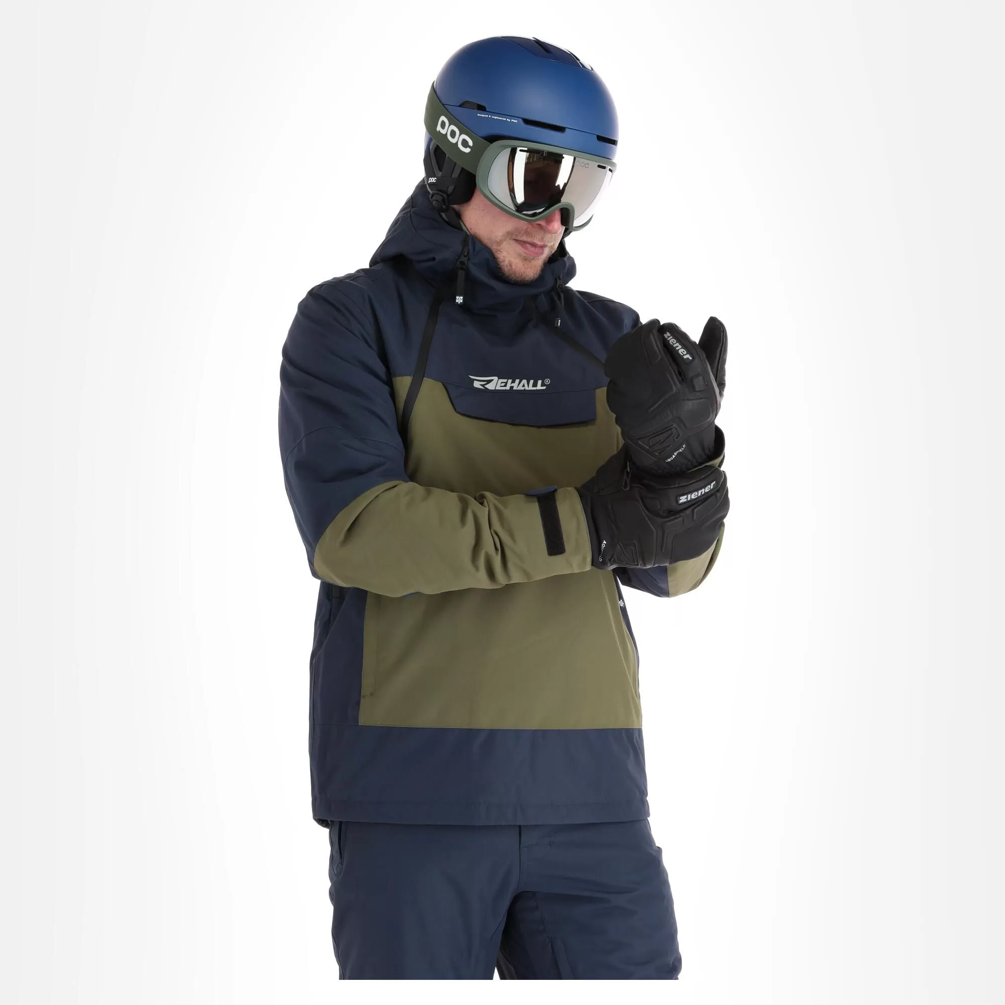 Rehall, Becks-R Winter Anorak Men Olive Night Green 6 Rehall, Becks-R Winter Anorak Men Olive Night Green - Image 4