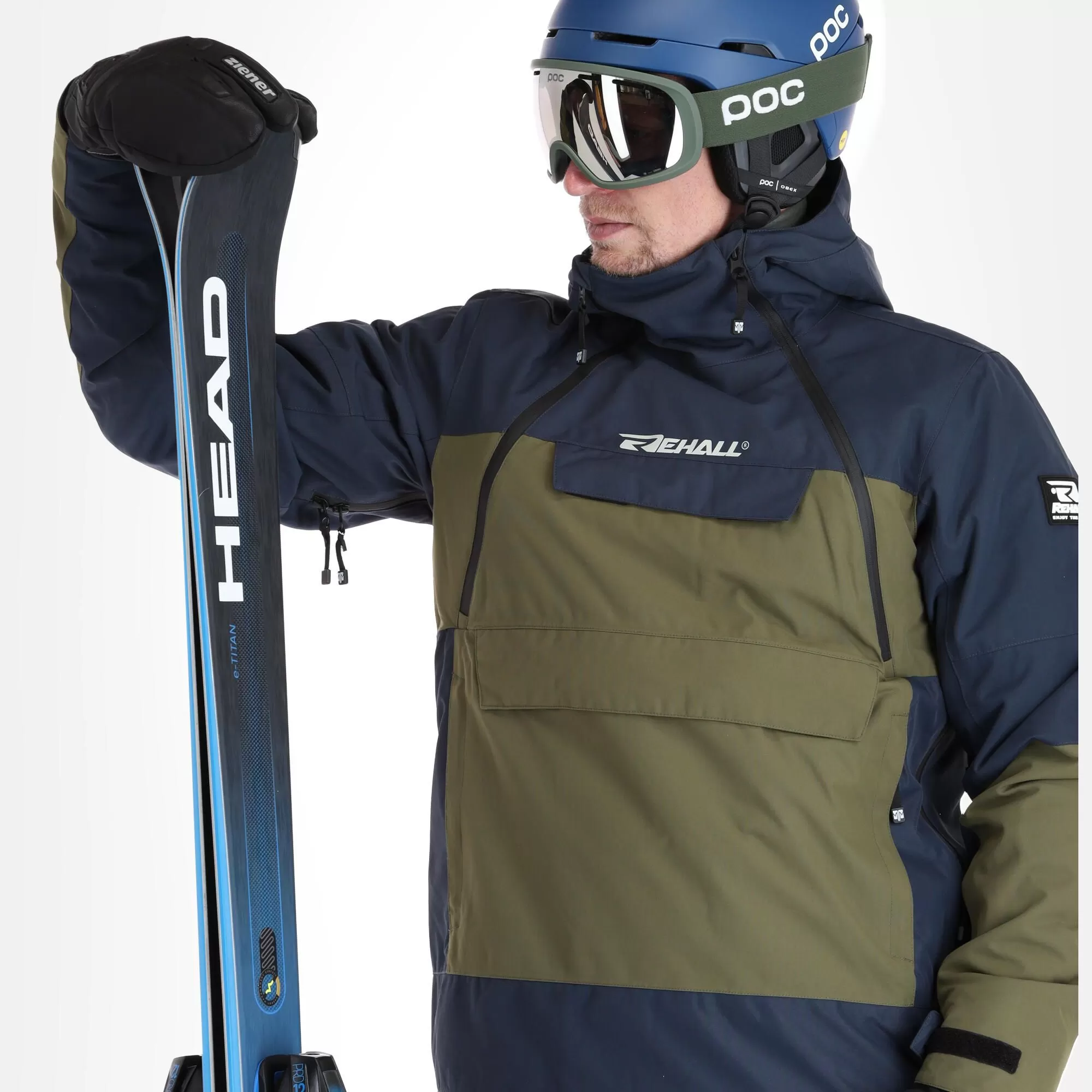 Rehall, Becks-R Winter Anorak Men Olive Night Green 7 Rehall, Becks-R Winter Anorak Men Olive Night Green - Image 5