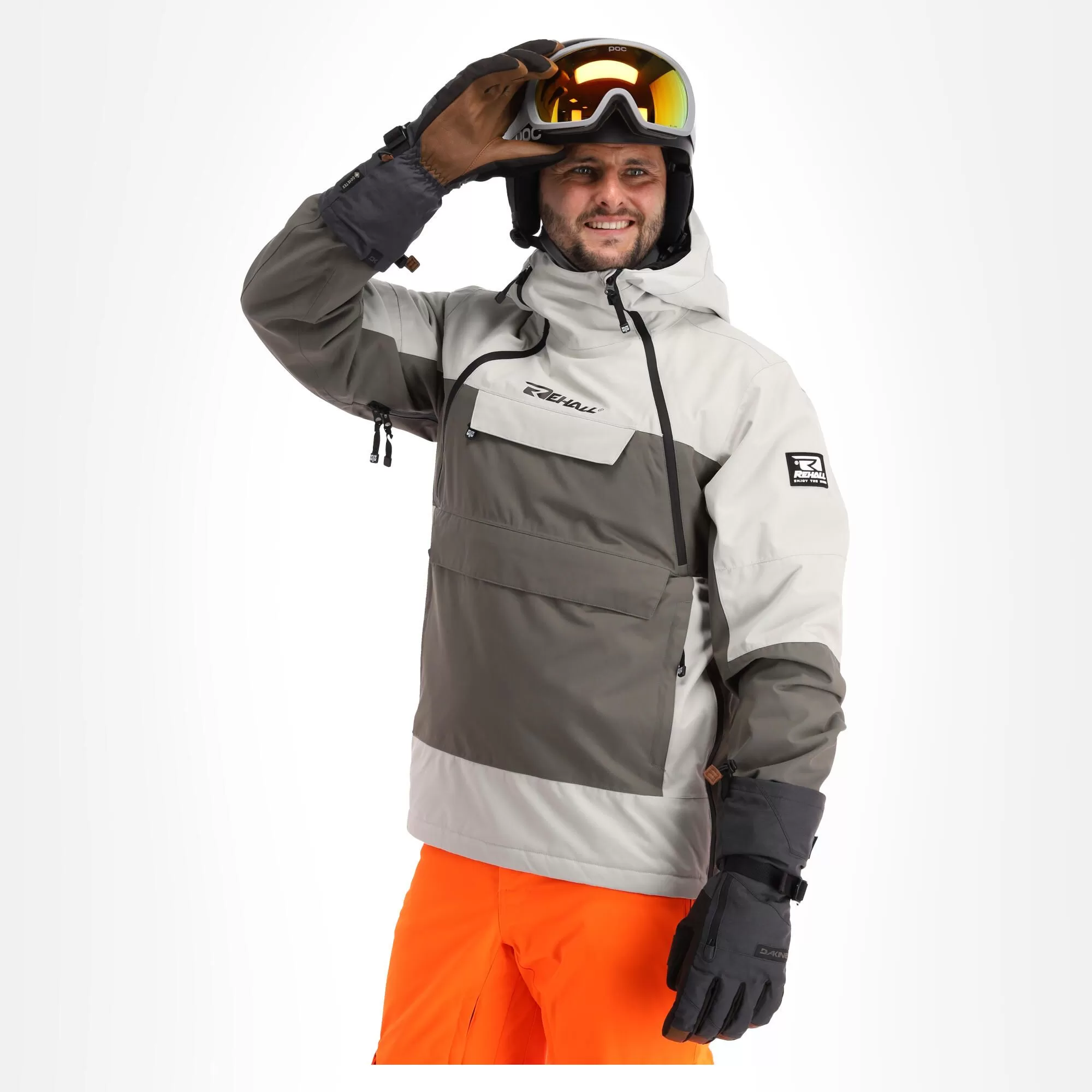 Rehall, Becks-R Winter Anorak Men Storm Grey 6 Rehall, Becks-R Winter Anorak Men Storm Grey - Image 4