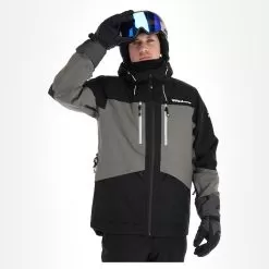 Rehall, Bud-R Ski Jacket Men Gunmetal Grey -Ski Online Store rehall bud r aa jas gevoerd heren gunmetal grijs 22rehal104v2 BI 02