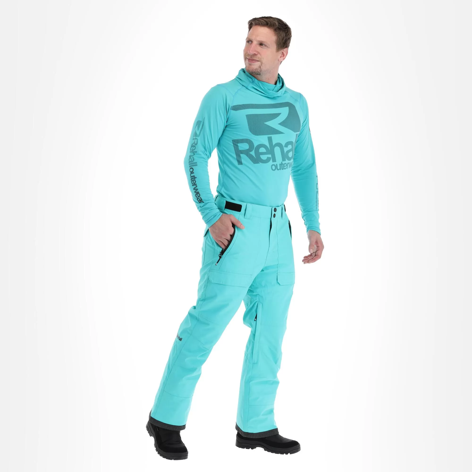 Rehall, Capital-R Ski Pants Men Aqua Blue 3 Rehall, Capital-R Ski Pants Men Aqua Blue