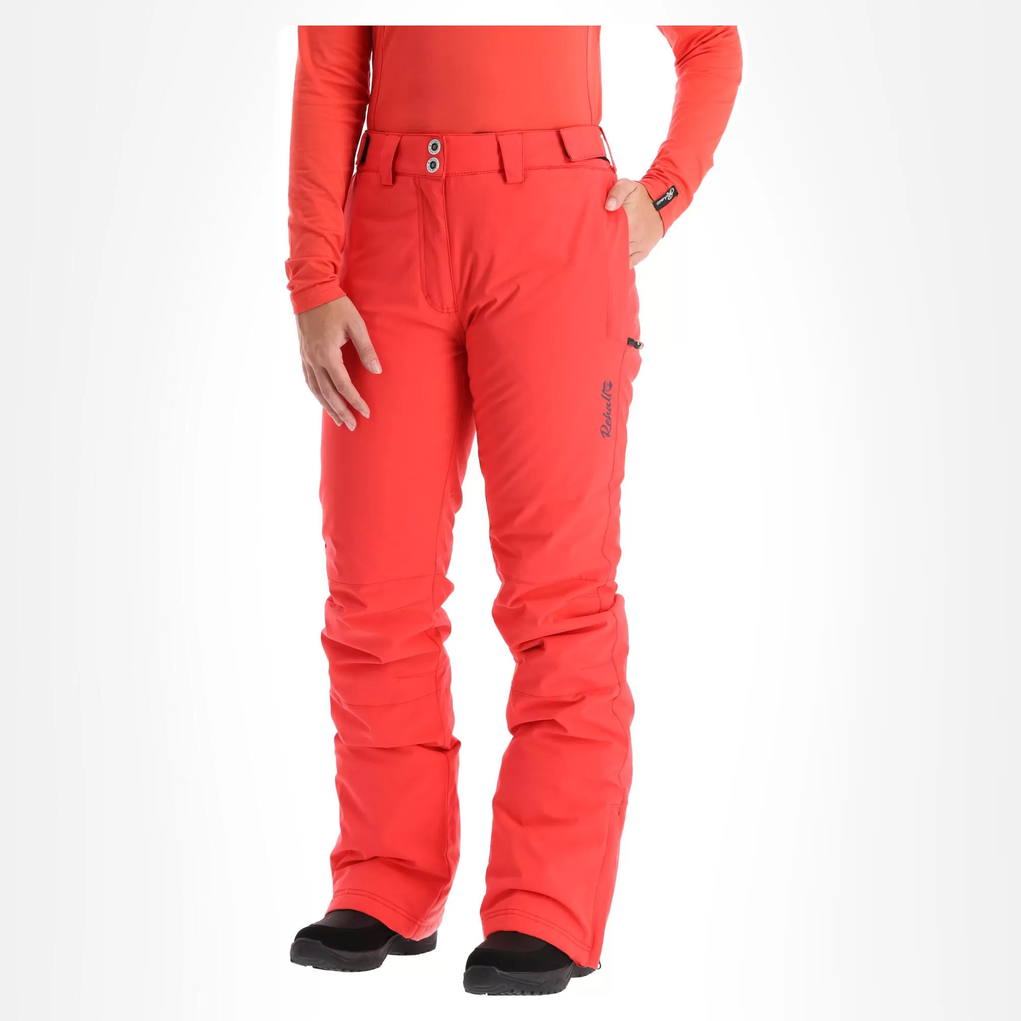 Rehall, Denny-R Ski Pants Women Coral Pink 4 Rehall, Denny-R Ski Pants Women Coral Pink - Image 2