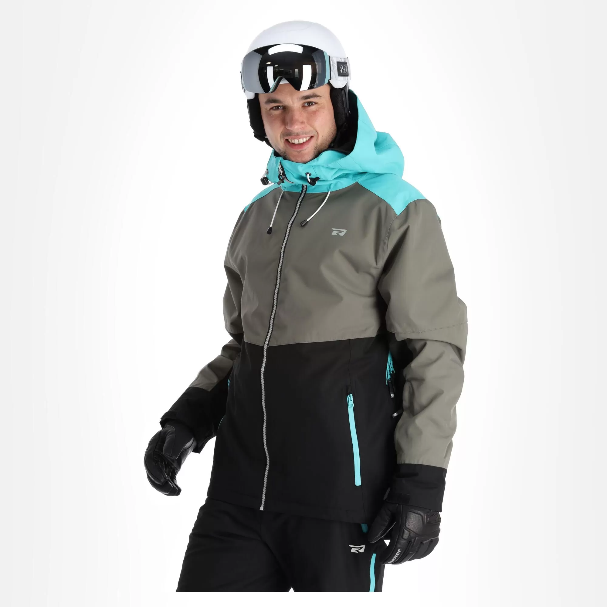 Rehall, Dragon-R Ski Jacket Men Aqua Blue 4 Rehall, Dragon-R Ski Jacket Men Aqua Blue - Image 2
