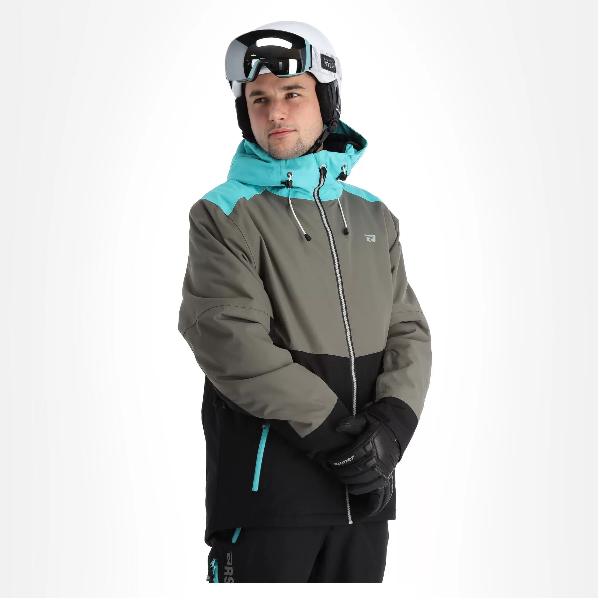 Rehall, Dragon-R Ski Jacket Men Aqua Blue 6 Rehall, Dragon-R Ski Jacket Men Aqua Blue - Image 4