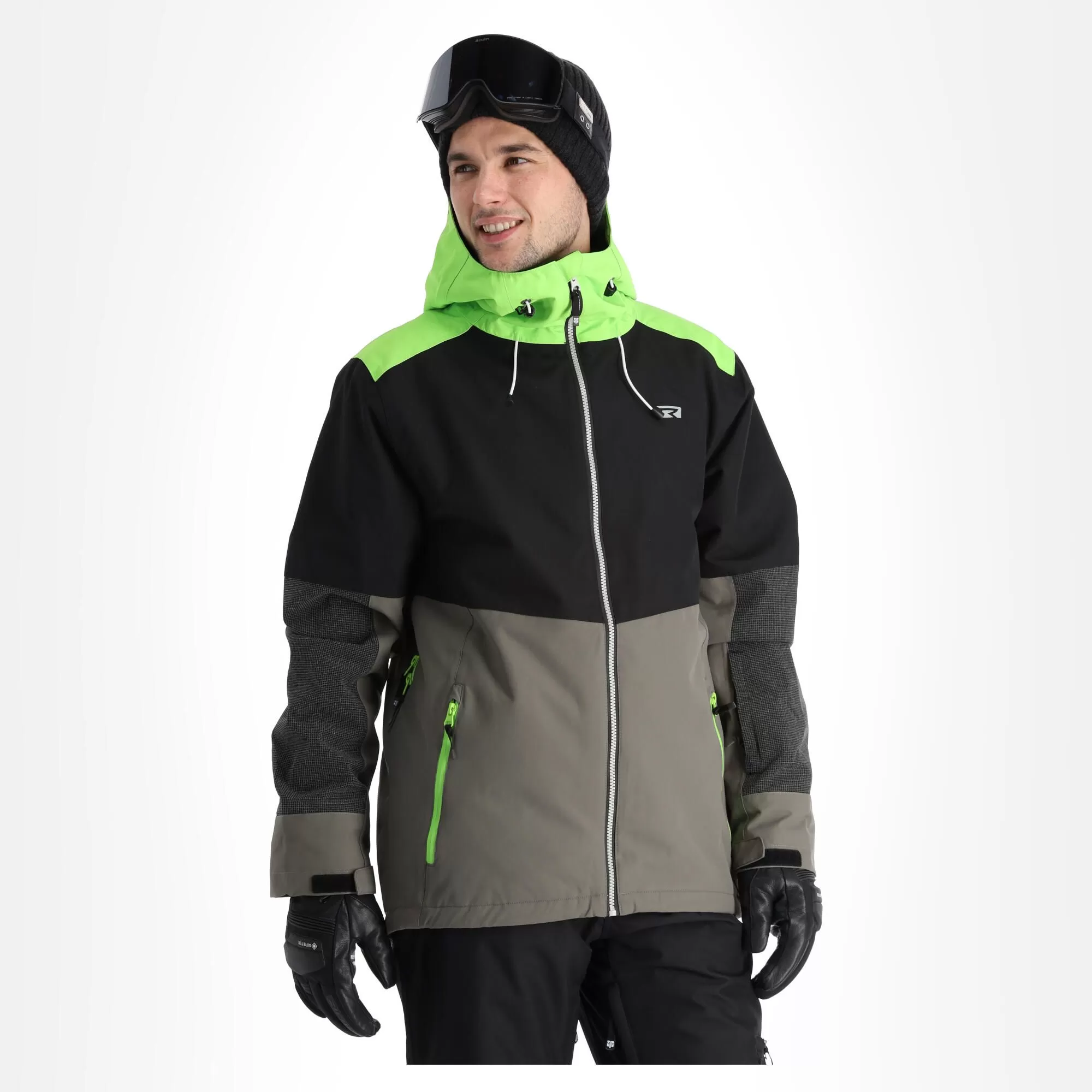 Rehall, Dragon-R Ski Jacket Men Brite Green 4 Rehall, Dragon-R Ski Jacket Men Brite Green - Image 2