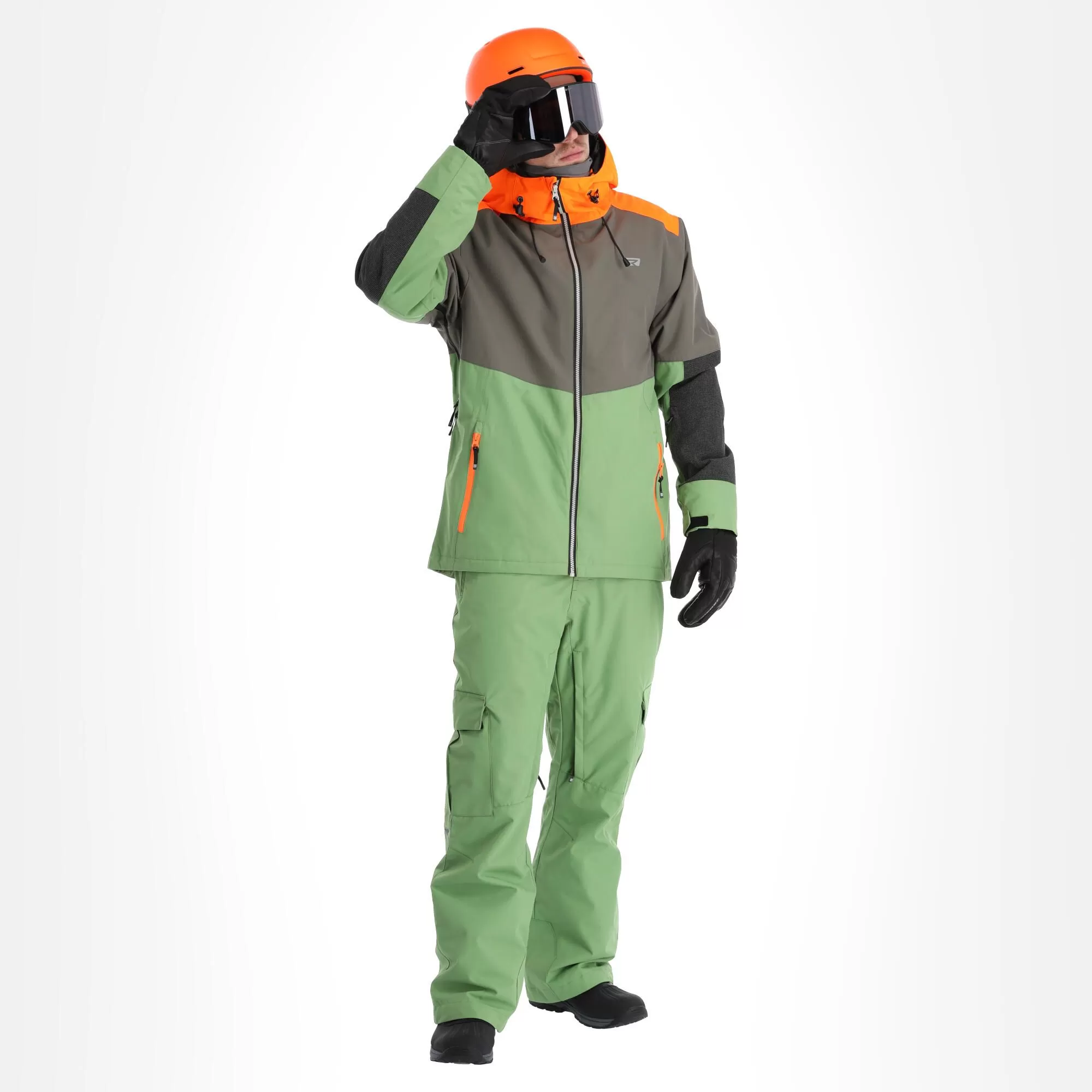Rehall, Dragon-R Ski Jacket Men Neon Orange 3 Rehall, Dragon-R Ski Jacket Men Neon Orange
