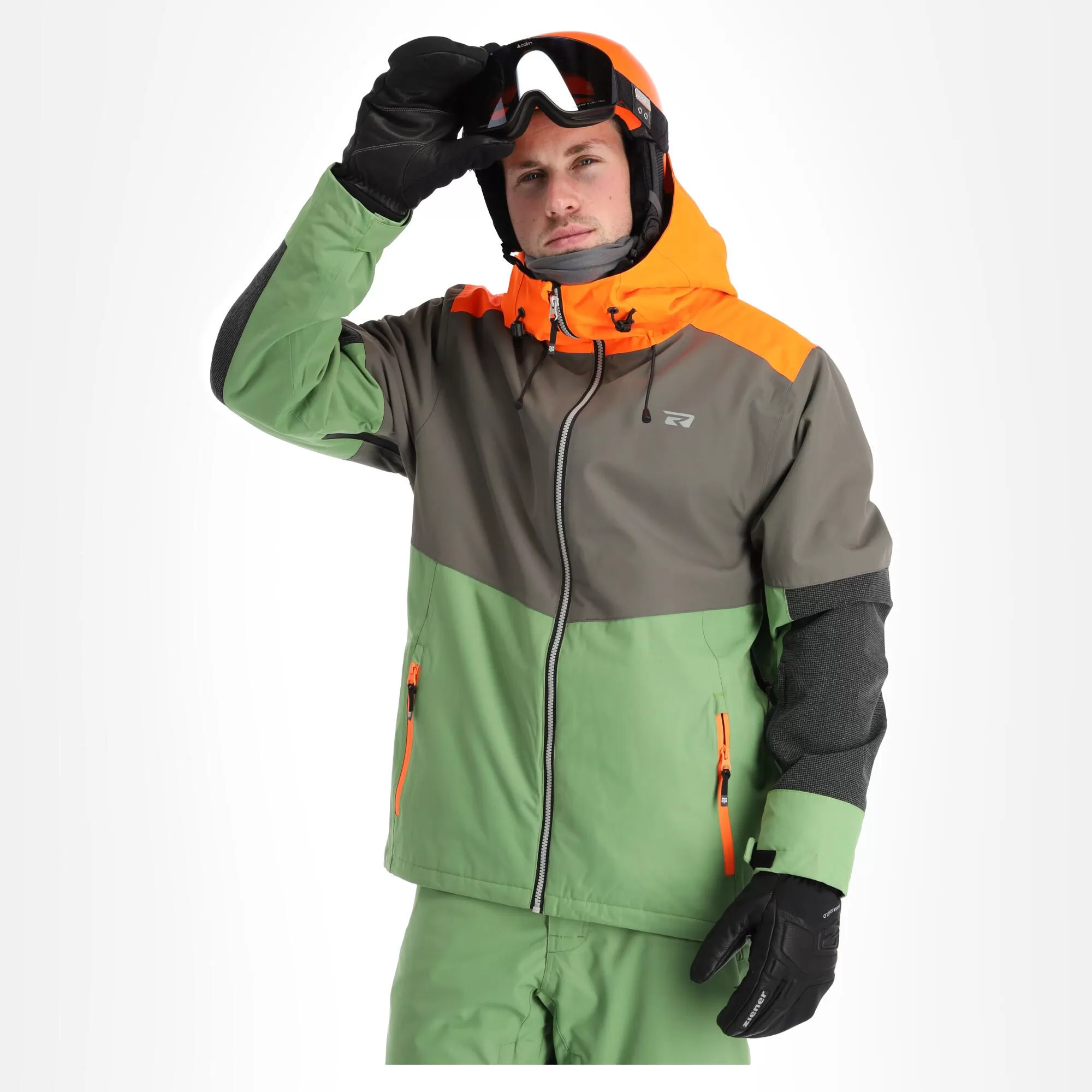 Rehall, Dragon-R Ski Jacket Men Neon Orange 4 Rehall, Dragon-R Ski Jacket Men Neon Orange - Image 2